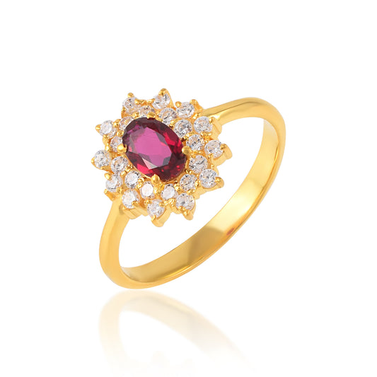 Solitaire Silver Ring Handmade Silver Ring Designer Ring With Moss Agate Stone CZ Stone Ring Gift for Girls And Woman