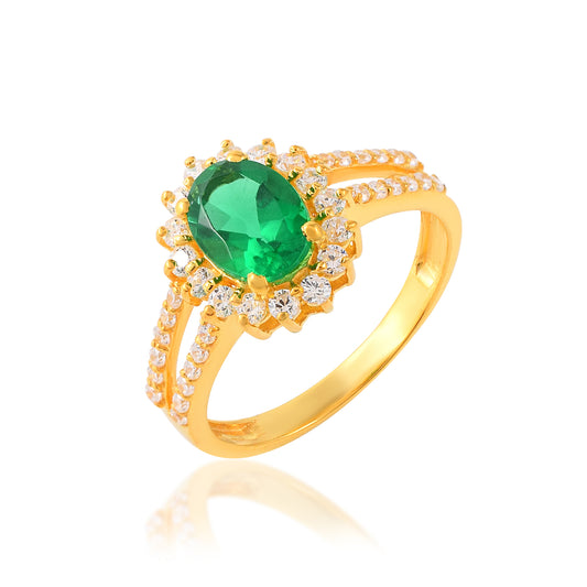 Dual Strand in Stunning Pigeon Red Round CZ Stone in 14k Gold 925 Sterling Silver Perfect Rings for Women Wedding Anniversary Gift her