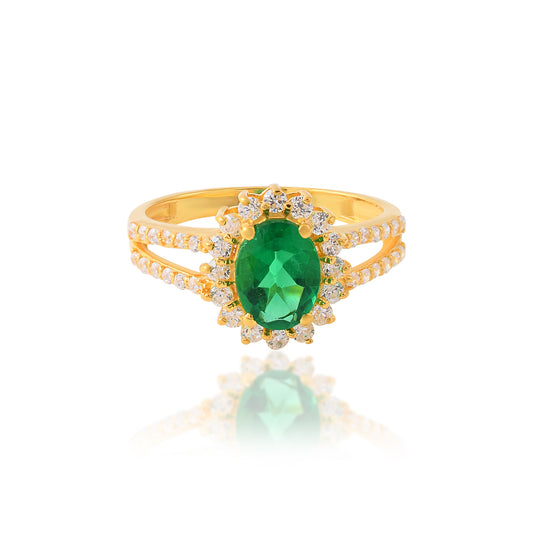 Dual Strand in Stunning Pigeon Red Round CZ Stone in 14k Gold 925 Sterling Silver Perfect Rings for Women Wedding Anniversary Gift her