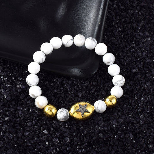Vallaki trendy Natural White CORAL Energized Beaded Bracelet Emotional Energy Healing Crystals 8mm Balance Bracelet Love Grounding Forgiveness Calming Bracelet
