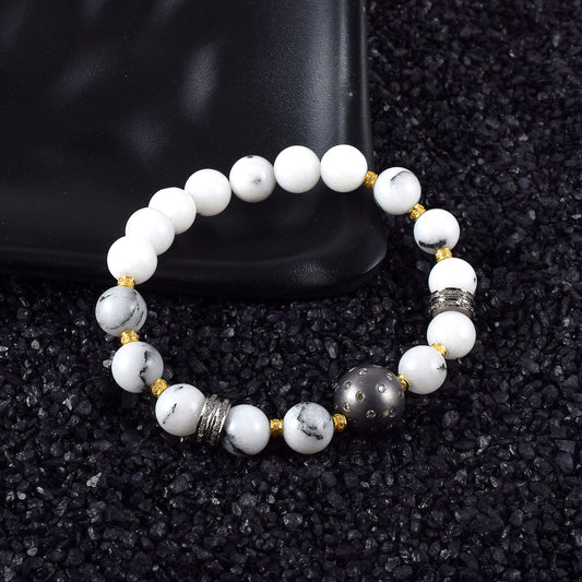 Vallaki trendy Natural White CORAL Energized Beaded Bracelet Emotional Energy Healing Crystals 8mm Balance Bracelet Love Grounding Forgiveness Calming Bracelet